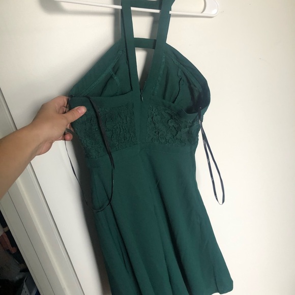 Lulus Green Halter Dress - Picture 8 of 9